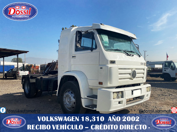 TRACTO CAMIÓN VOLKSWAGEN 18.310 AÑO 2002 . VALOR $17.980.000 . CONSULTE POR CRÉDITO DIRECTO