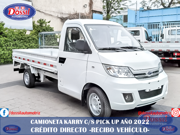 Camioneta Karry q22e, pick up, ideal para emprendedores, oferta $5.980.000 + iva. Consulte su crédito