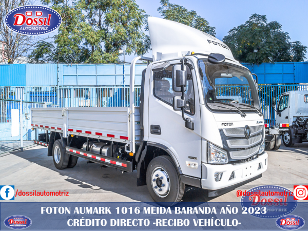 Camión Fotón Aumark S 1016, Año 2023, NUEVO SIN USO, Carrocería Media Barandas, 6.000 Kg $28.750.000 +IVA
