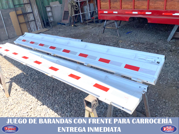 JUEGO DE BARANDAS Y FRENTE, PARA CARROCERÍA PICK UP , VALOR $250.000