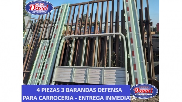 Vendo 4 piezas 3 baranda y una defensa para carrocería, Valor $250.000