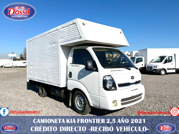 Camioneta Kia Frontier 2.5 2021 Equipada con Carrocería Furgón con Rin $ 17.980.000
