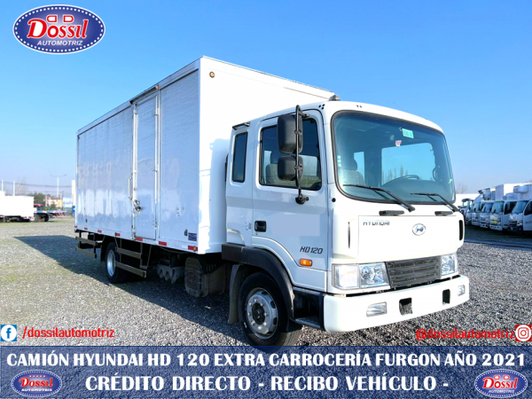 Camión Hyundai HD 120 EXTRA, Carrocería de Furgón de carga general, SOLO 32.000 KM, Único Dueño, Valor $45.980.000