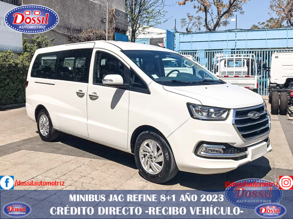 Minibús Jac Refine M4, Año 2023, Para 9 Pasajeros, Diesel, Radio, OFERTA $20.980.000 + IVA