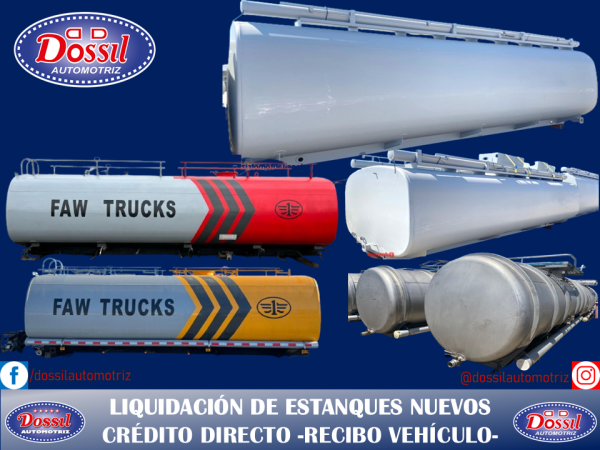 LIQUIDAMOS estanques para 10.000 - 15.000 - 20.000 y 30.000 litros. Valores desde $10.980.000 + IVA