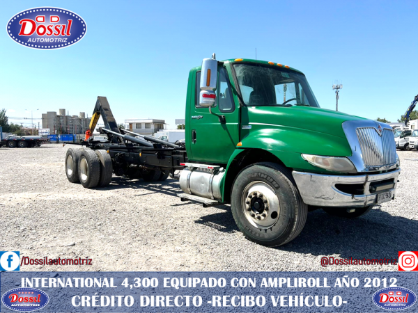 Camión International, Modelo 4.300, Año 2011, Equipado con Ampliroll, Excelente estado, VALOR $28.980.000 conversable
