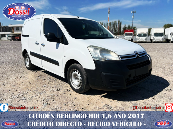 Furgón Citroën Berlingo HDI 1.6, año 2017, Opciones de Financiamiento, valor $5.980.000
