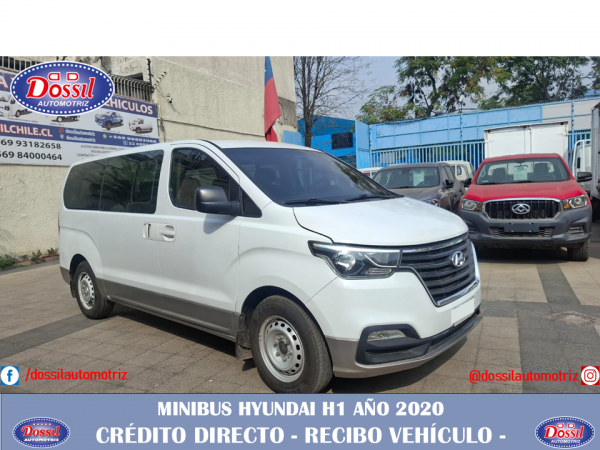 Minibus Hyundai H1, año 2020, capacidad de 11 +1 pasajeros, Aire acondicionado, Valor $18.980.000
