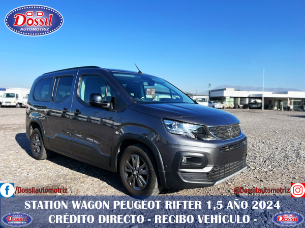 Peugeot RIFTER 1.5 HDI diésel, Año 2024, Automático, solo 86.000. Valor OFERTA  $16.980.000
